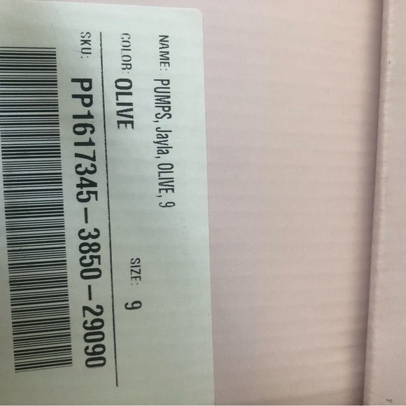 JUSTFAB Size 9 Olive Suede Platform Heels - Picture 6 of 6